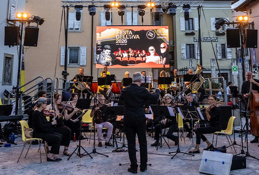 Concerto dell'orchestra alla Festa dell'Uva di Cormòns