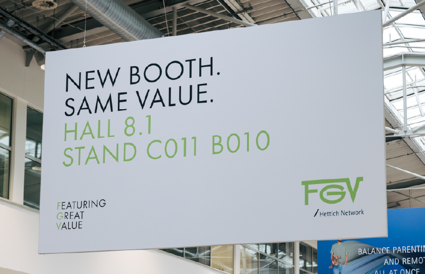 Case study FGV: concept creativo dello stand a Interzum