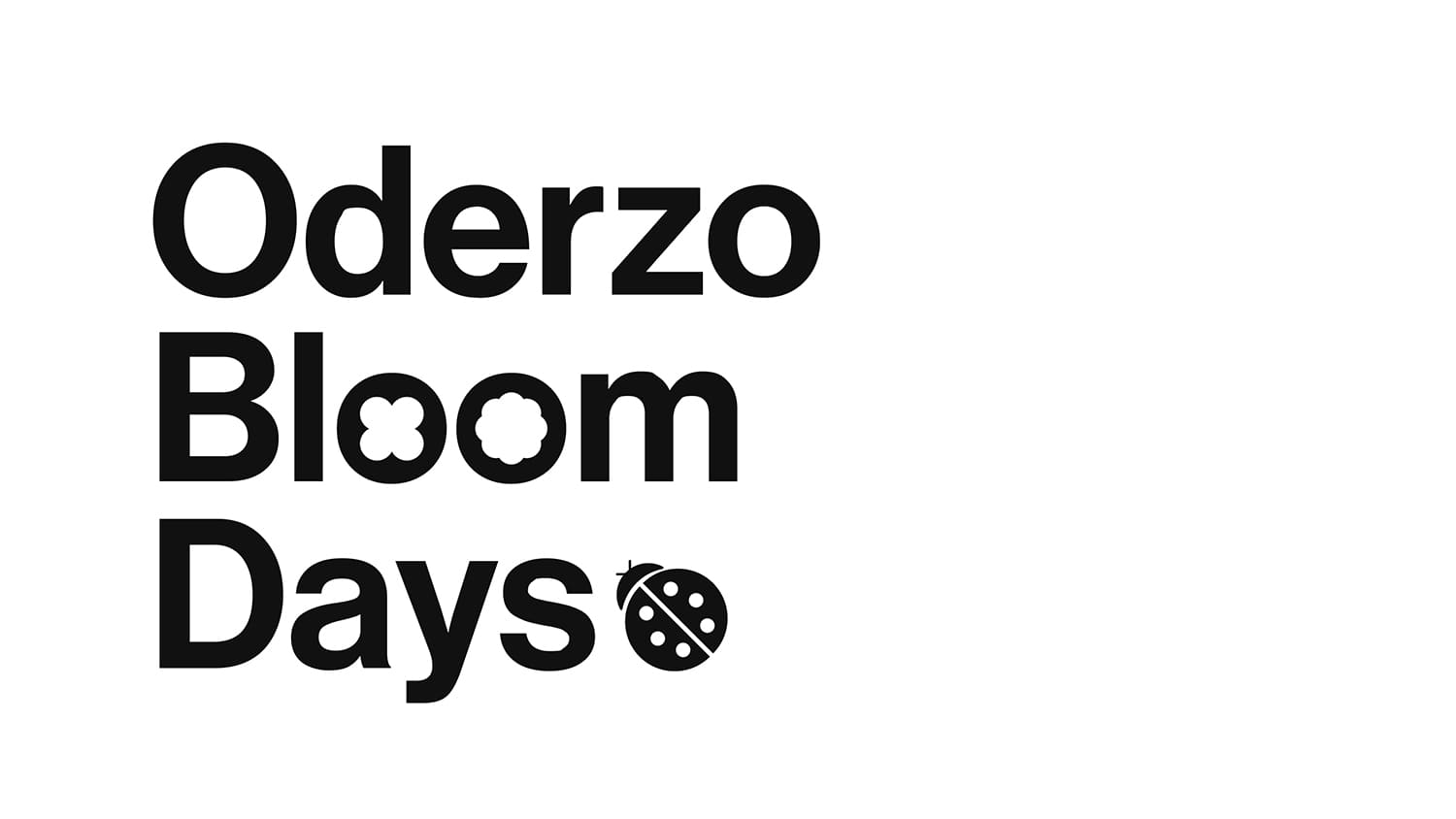 Identità visiva Bloom Days di Foro' Oderzo