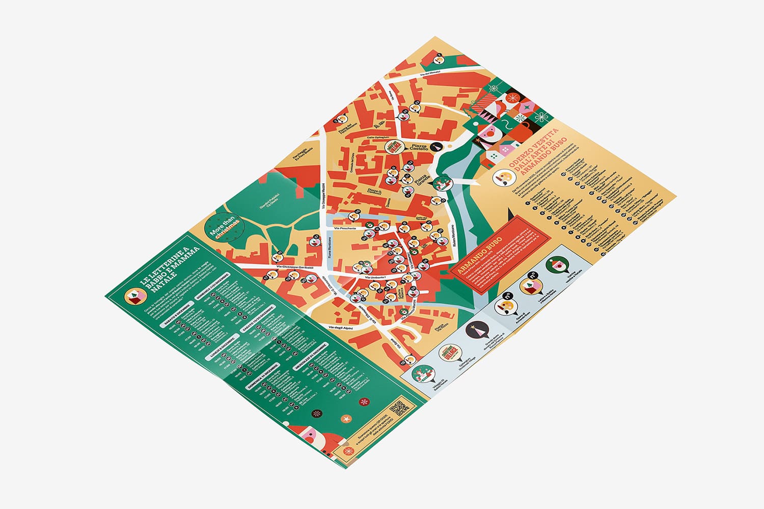 Materiale promozionale cartaceo per gli eventi di Oderzo