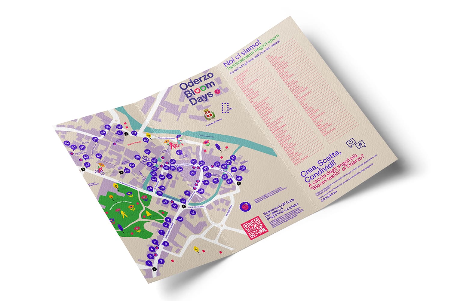 Mappa dell'evento Bloom Days nel centro di Oderzo