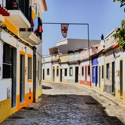 Castro Marim. Pueblo del Algarve en Portugal frontera con Ayamon