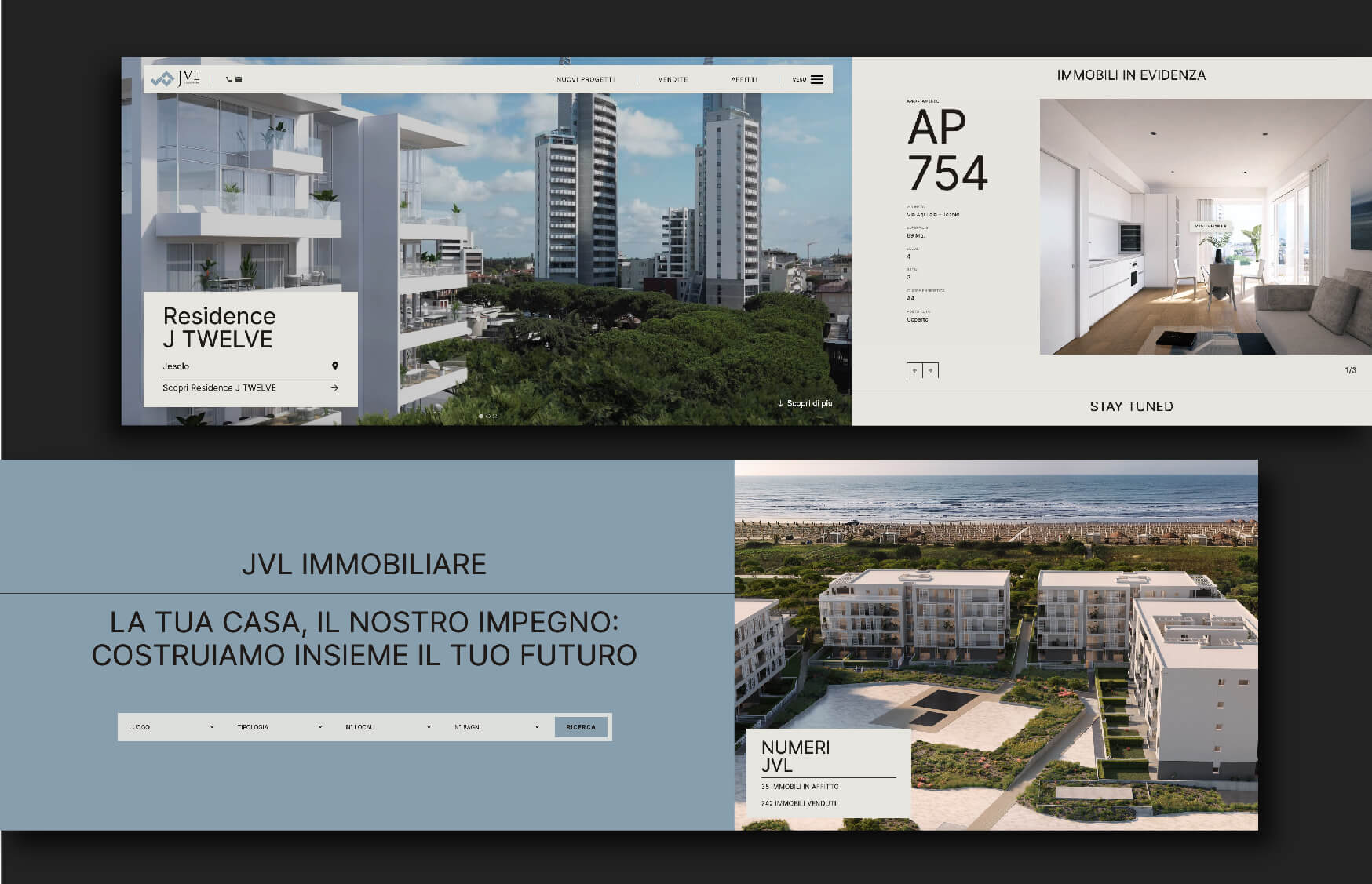 Progetto sito web desktop