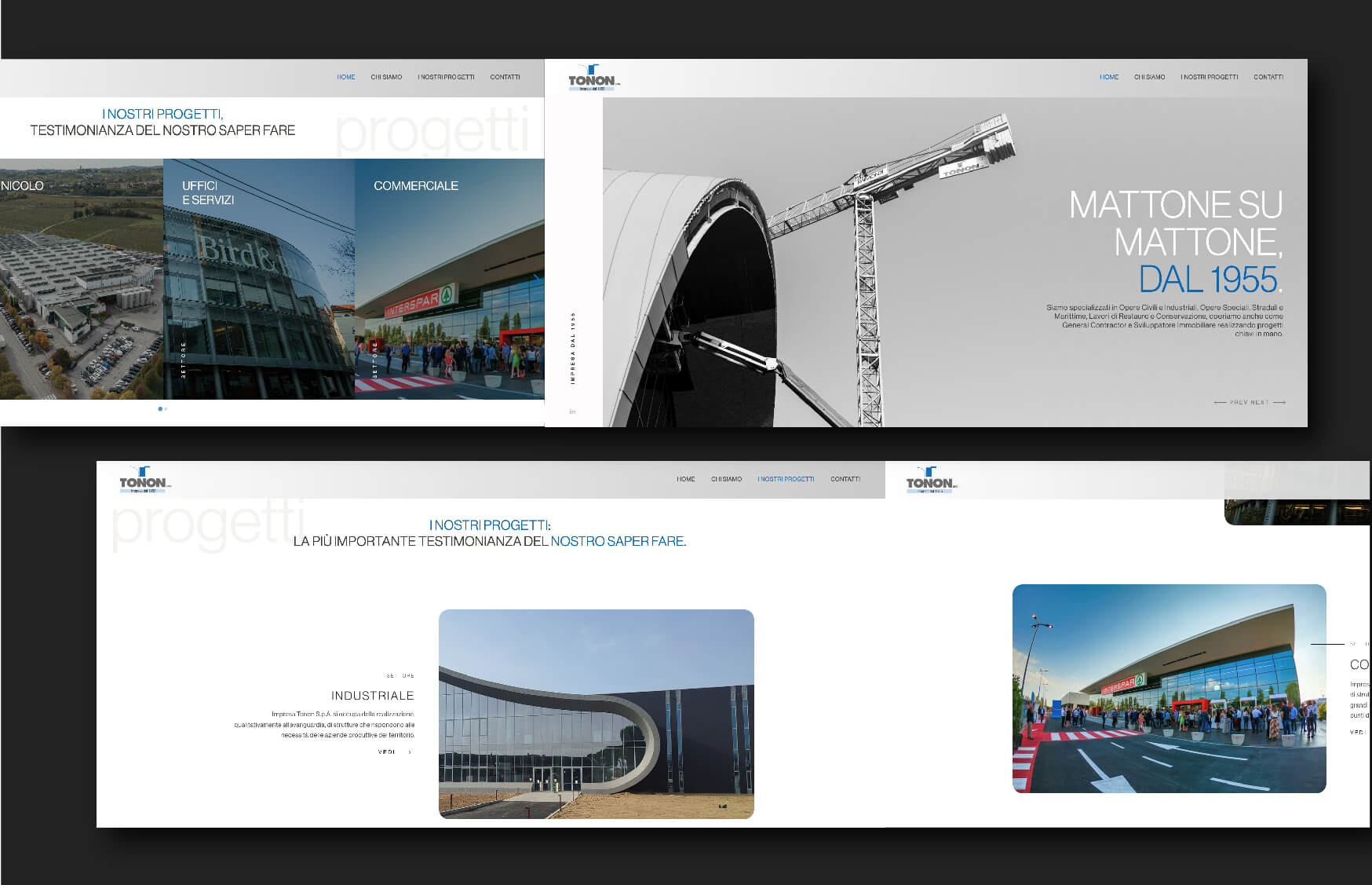 Progetto sito web UX design
