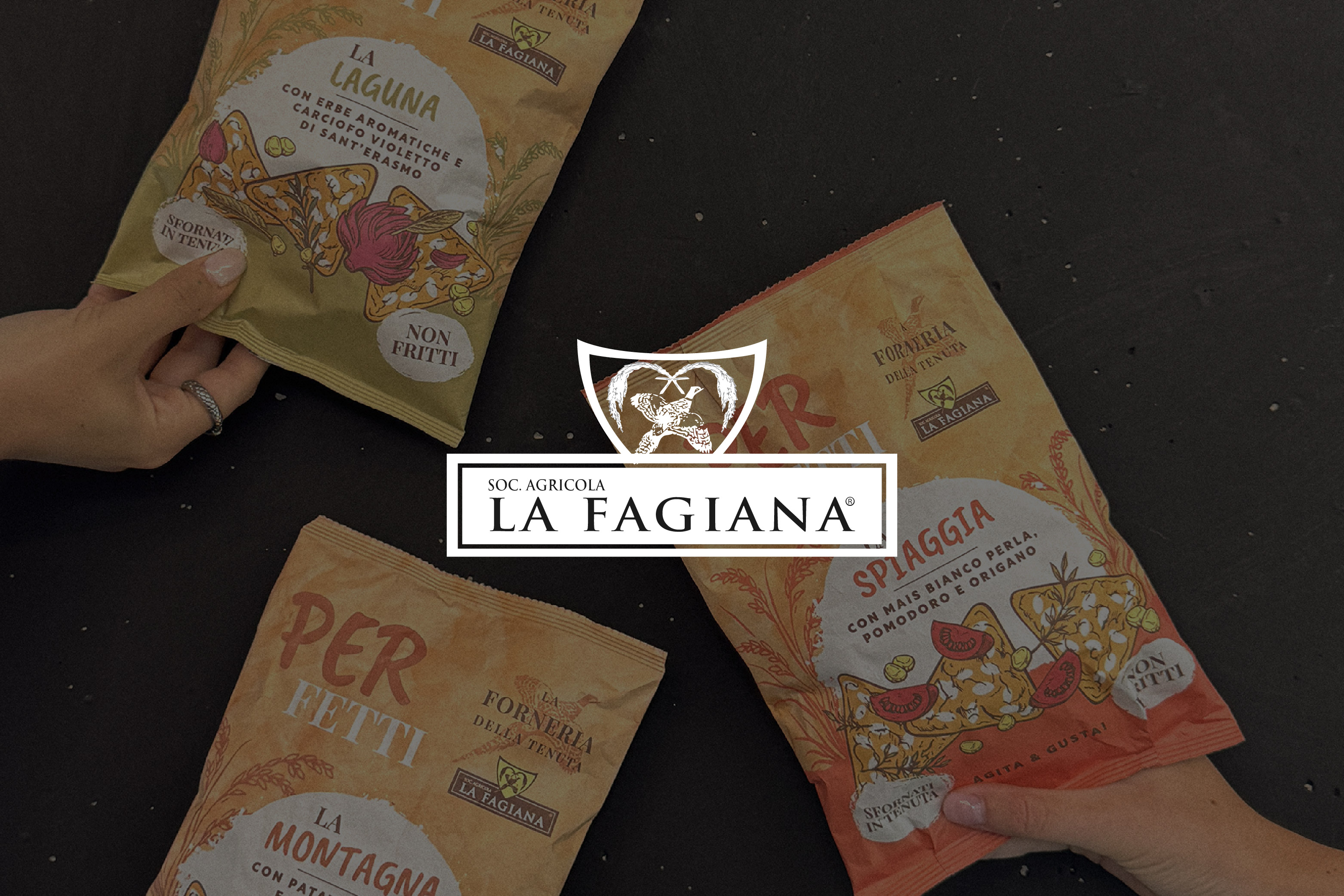 Package design Triangolini Per Fetti La Fagiana