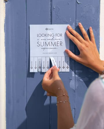 Scena lifestyle realizzata per il CBC Beach Club