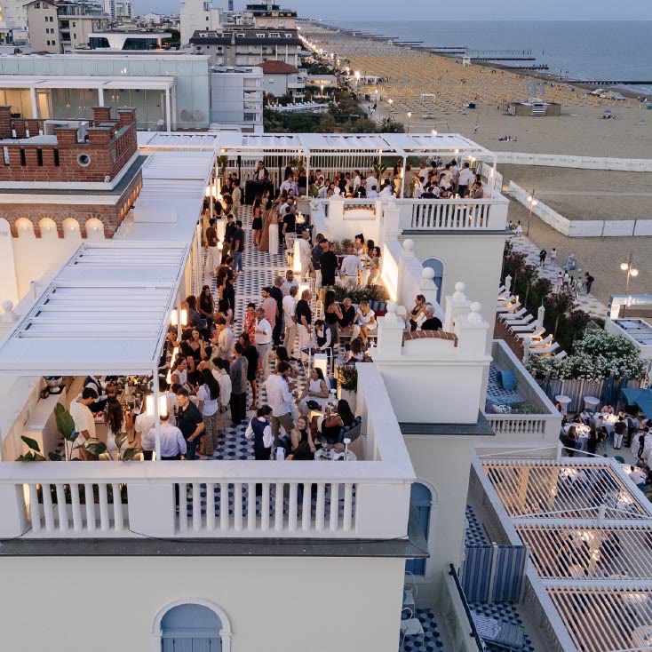Il rooftop 1923 Casa Bianca con vista sul mare di Jesolo