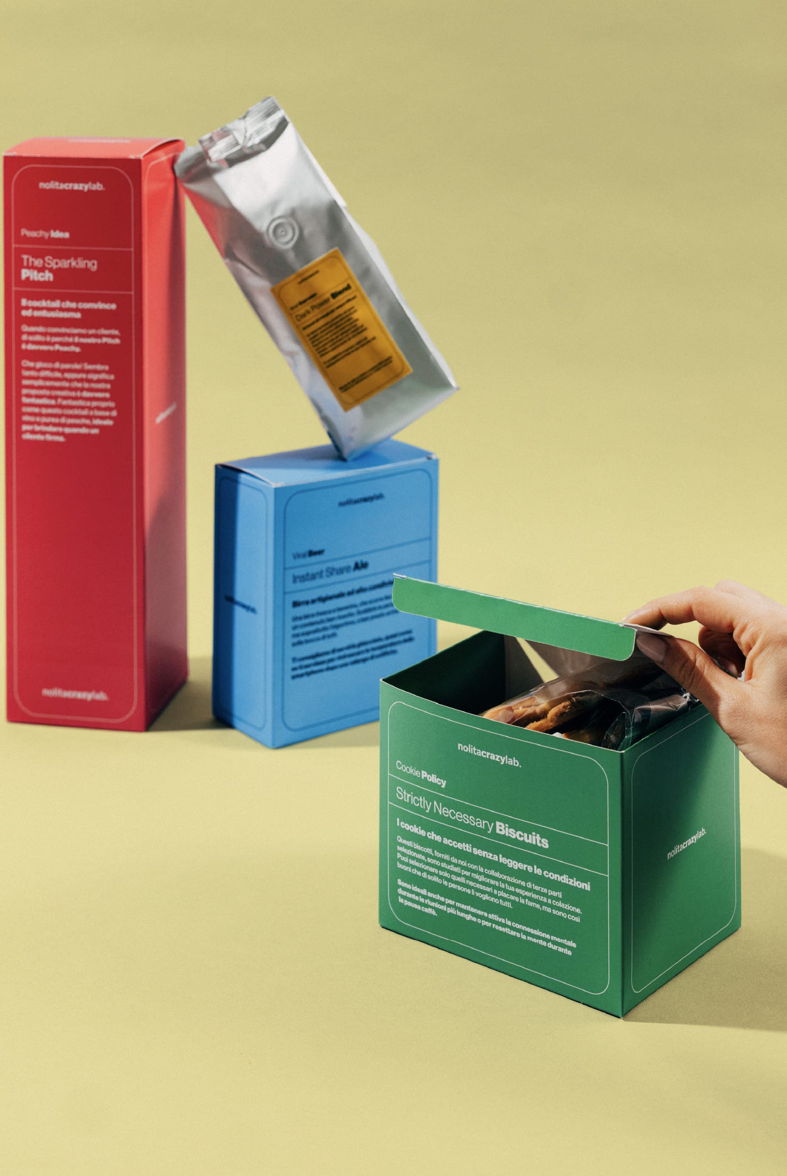 Packaging regalo natalizio NCL Christmas Gift per settore food and beverage