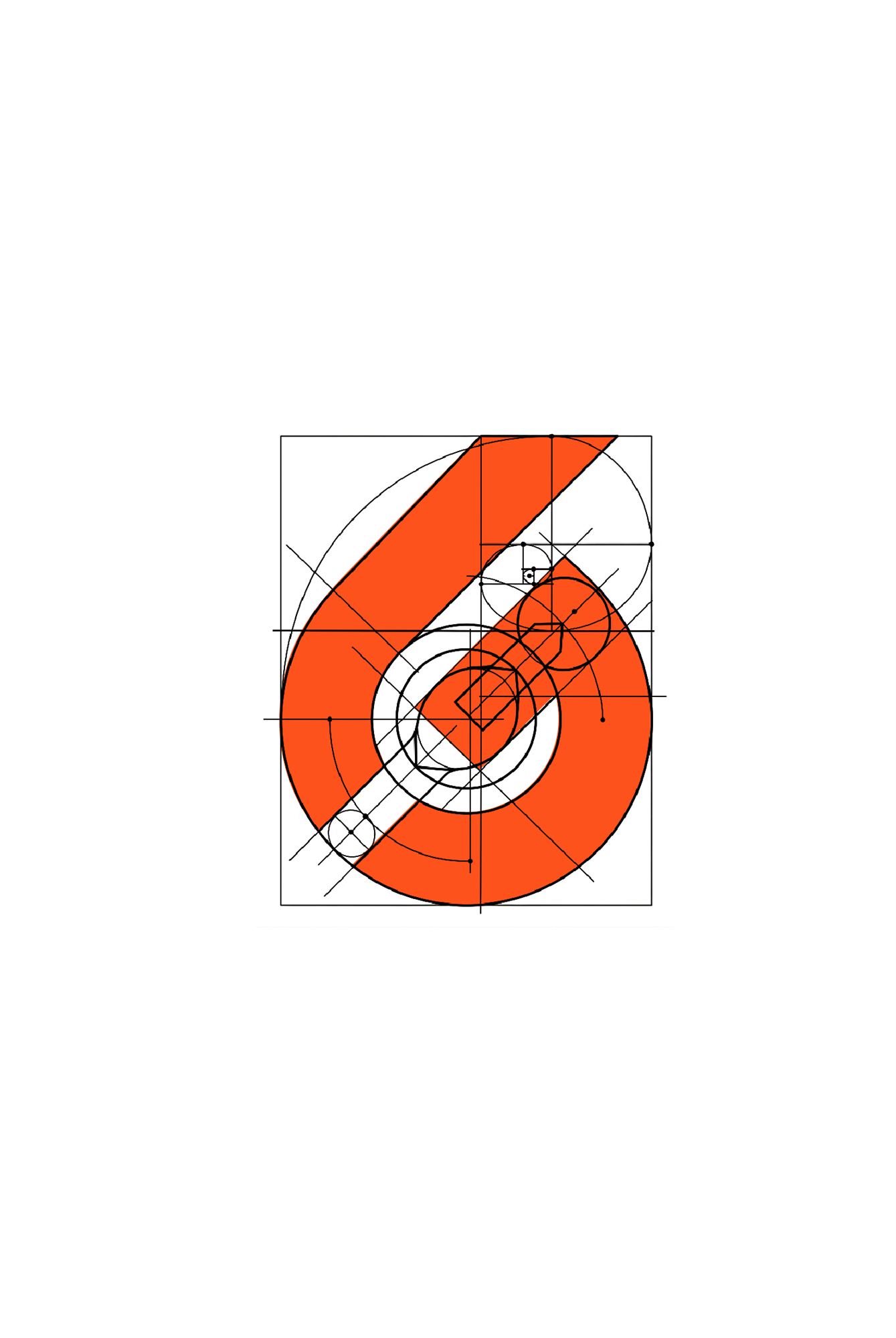 Costruzione geometrica del marchio Gym Homies