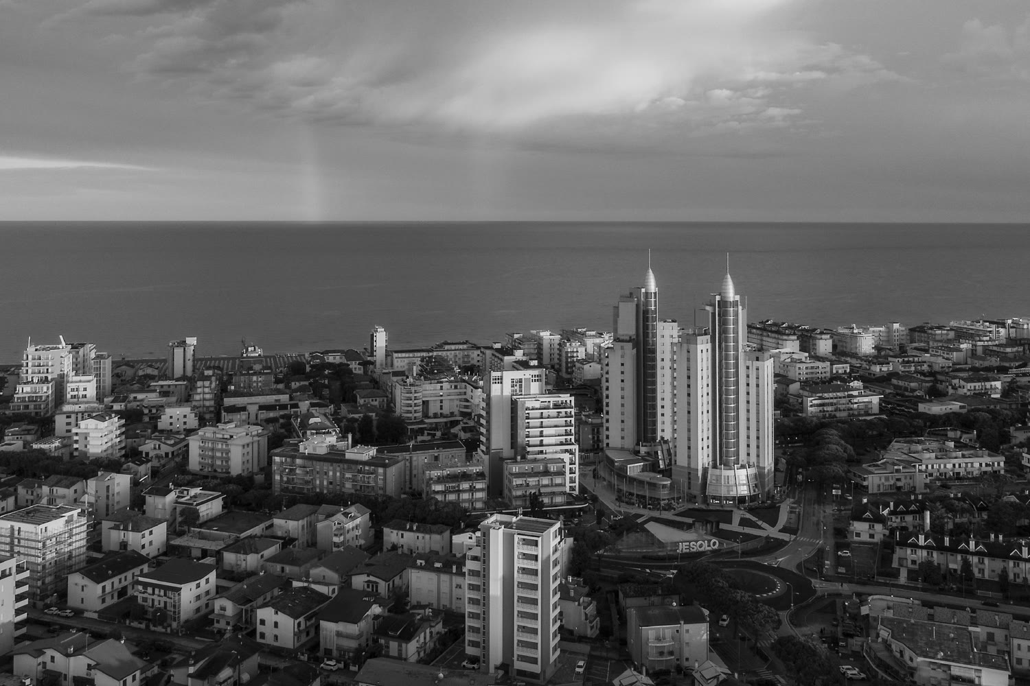 Jesolo in bianco e nero, la città dello studio NOVA